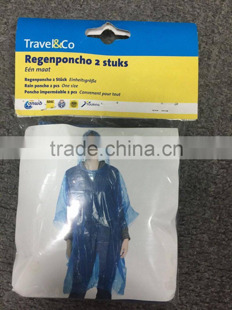 YunShang Fashion Surfing disposable rain poncho