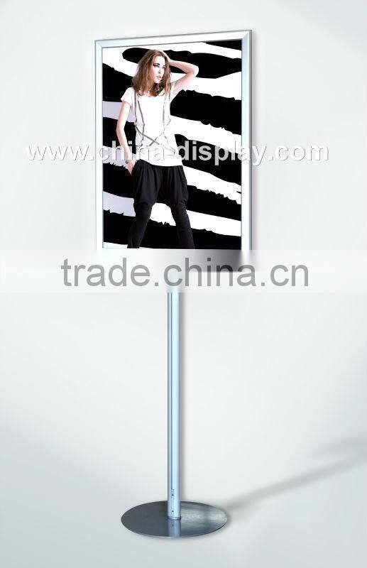 A3 A4 size aluminum poster stand floor standing poster stand