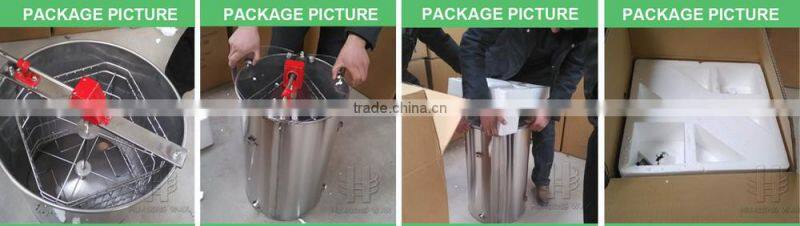 4 frames detachable honey extractor with electric motor