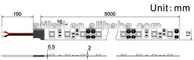 white outdoor led rope light led strip 5050 SMD for Christmas sale