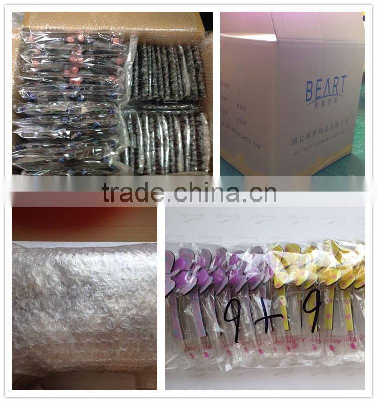 Wholesale brown acrylic curved hair claw clamp clips