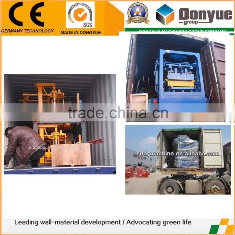 Popular QT40-2 manual small concrete hollow block making machine price