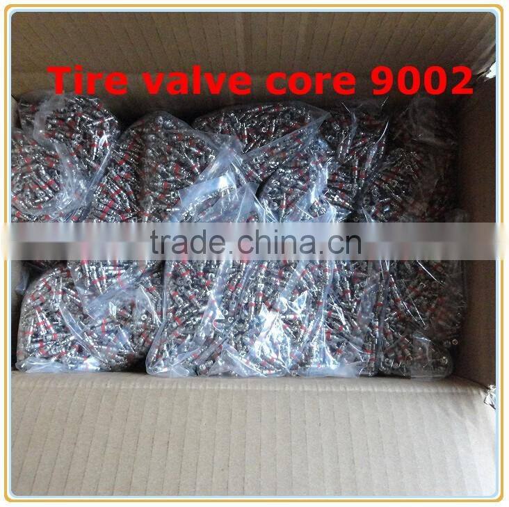 9001 9002 Car Tire Valve Accessories / Zinc Alloy Tire Valve Core