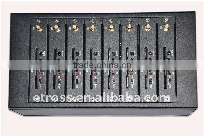 GSM/GPRS bulk sms modem pool, WAVECOM Q2403A module,8 ports,usb interface