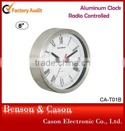 Radio Controlled Wall Clocks Aluminum