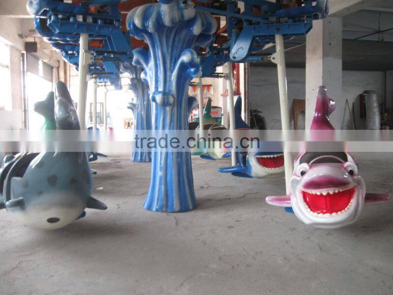 Attractive amusement family games rotating park rides Hippocampal chasing for sale