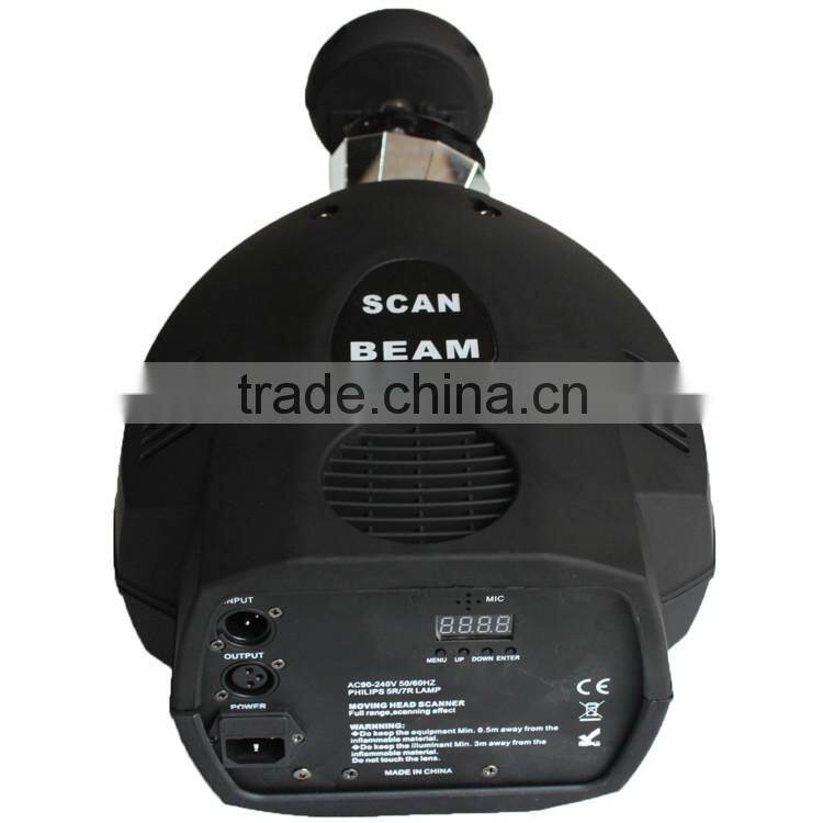 Professional Stage Lighting Intelligent Fixture American DJ Vizi Roller Beam 5R Compact DMX Barrel Mirror 200w 5R Scanner