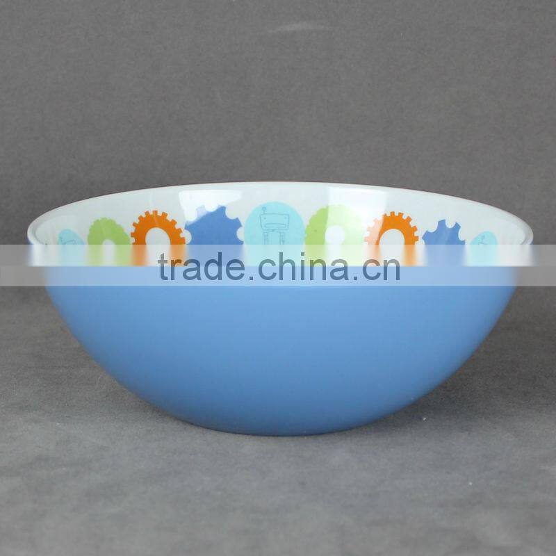 kids printed melamine bowl