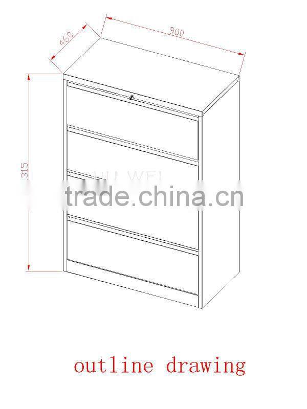 Top quality durance office storage hot sale steel cabinet