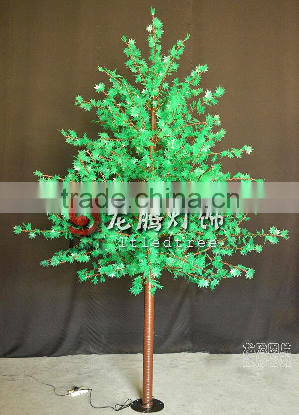 Maple leaf christmas led tree lighting