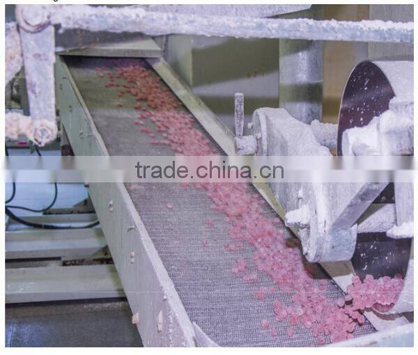 sugar coated long soft jelly candy center filling jam