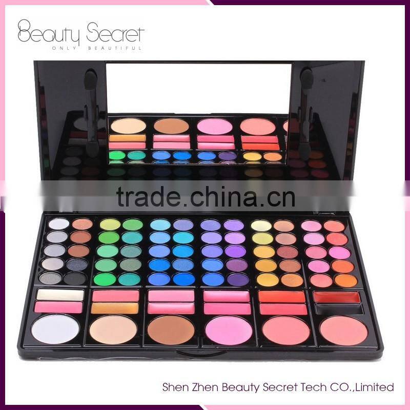 customize logo 78 colors make up eyesahdow palette eyeshadow