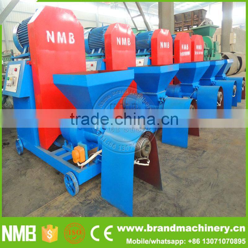 low energy consumption wood block manure briquette making machine
