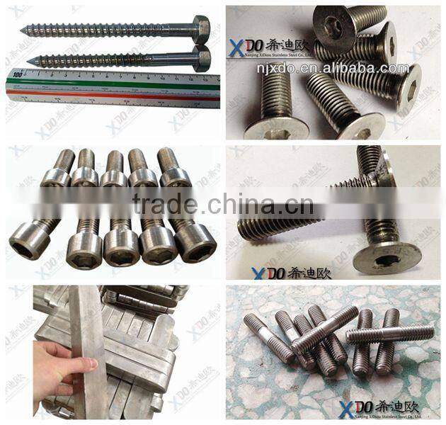 316Ti 304L 316L B8 B8M hardware stainless steel fasteners all threaded rod bearing threaded rod