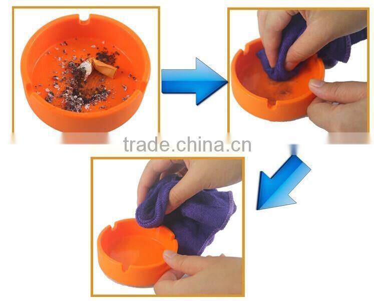 Most popular logo printed portable silicone ashtray