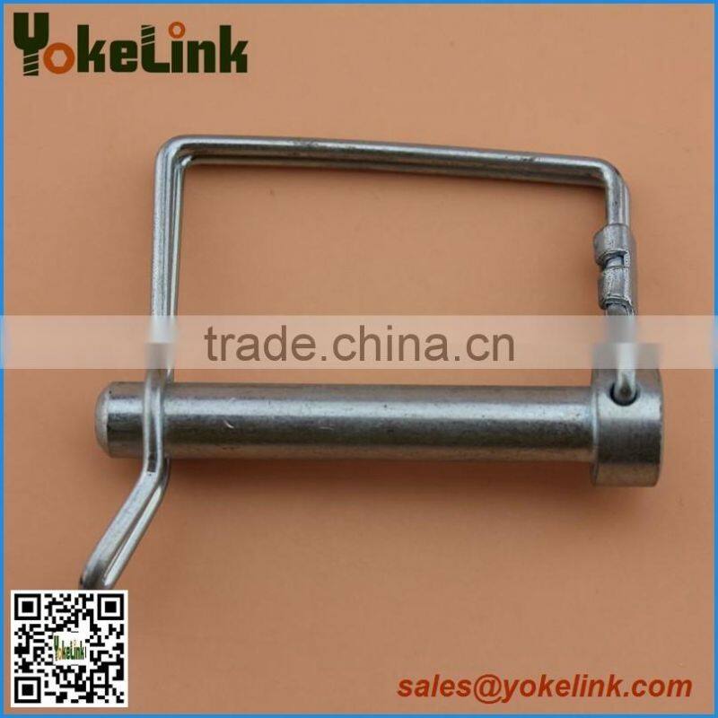 Square wire lock pin wire snapper pin