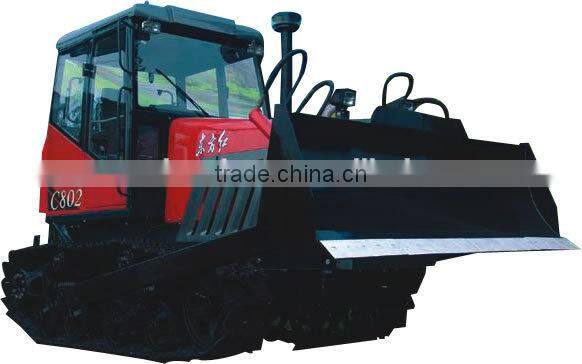 YTO-C802 80hp import crawler farm tractor auctions