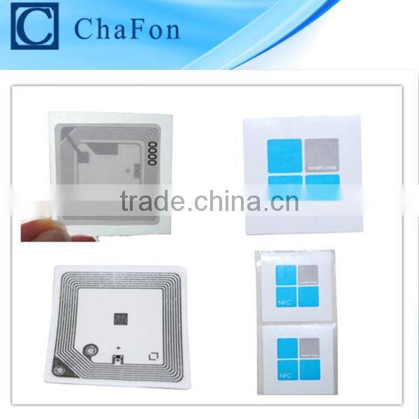 nfc adhesive labels Ntag203,Ntag213,Ntag215,size optional,provide printing service