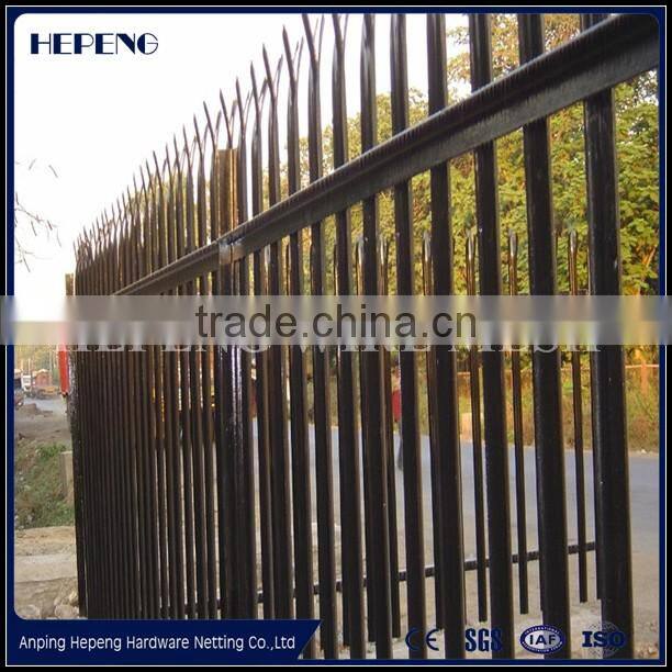 cheap ornamental cast iron fence , Palisade Fence for home garden