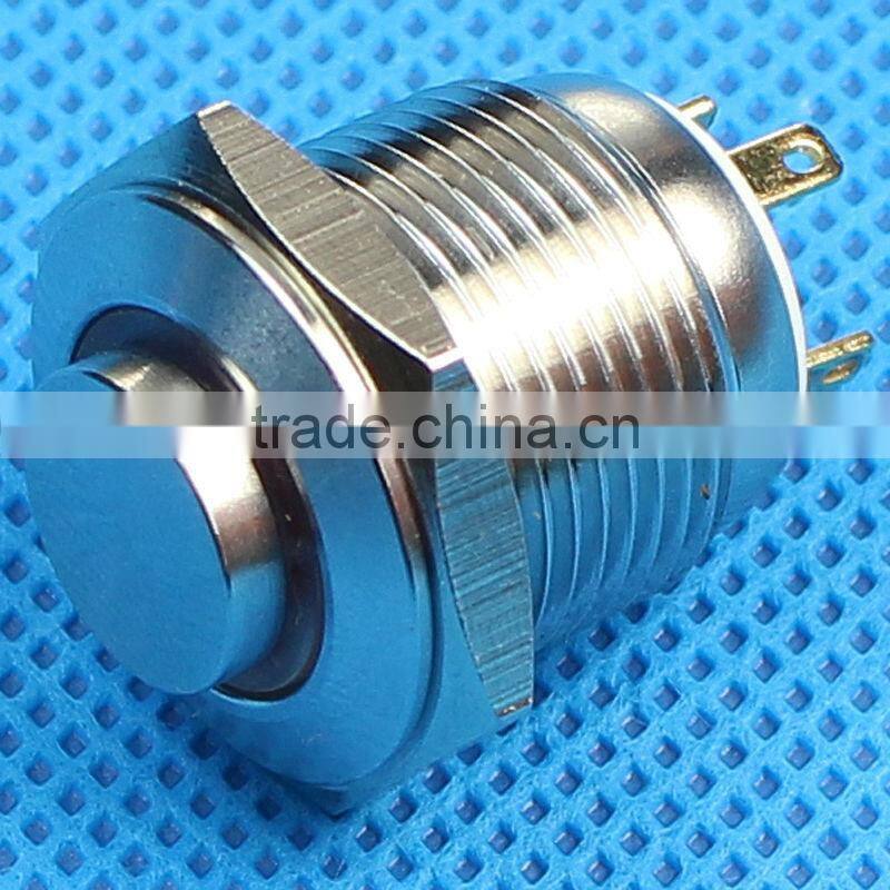16mm illuminate metal push button switch