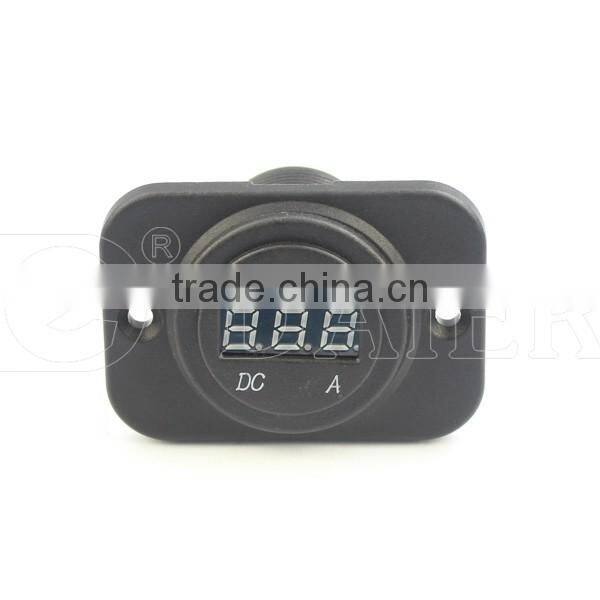 Car DC Digital Power Outlet Automotive Ammeter Socket