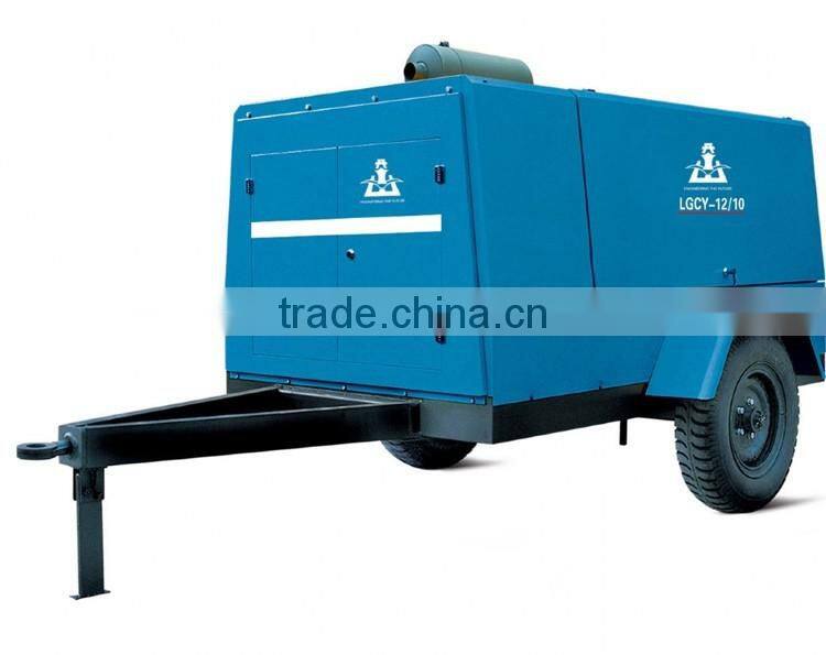 KG910C low pressure diesel engine and electrical motor crawler mounted pneumatic surface DTH drilling rig