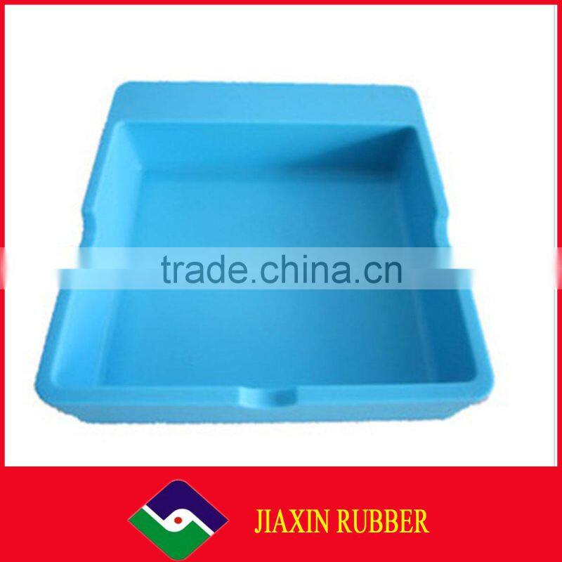 2014 new style oval melamine/silicone/pvc diy ashtray
