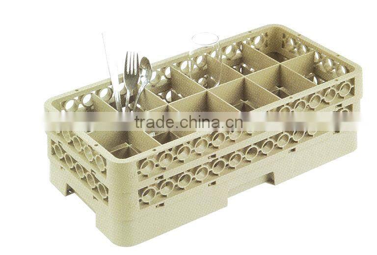 12 lattice plastic glass basket