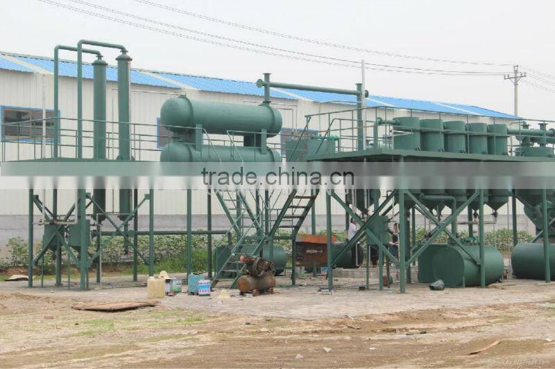 DAYI Environmental Friendly Pyrolysis Plant Machinery Equipment For Tyre Plastic And Rubber Getting Raw Oil