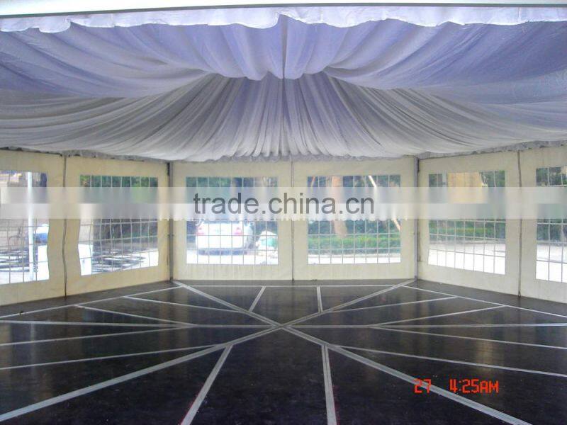 Manufacturer of different designs and sizes Marquee Tents Aluminum frame PVC tent.