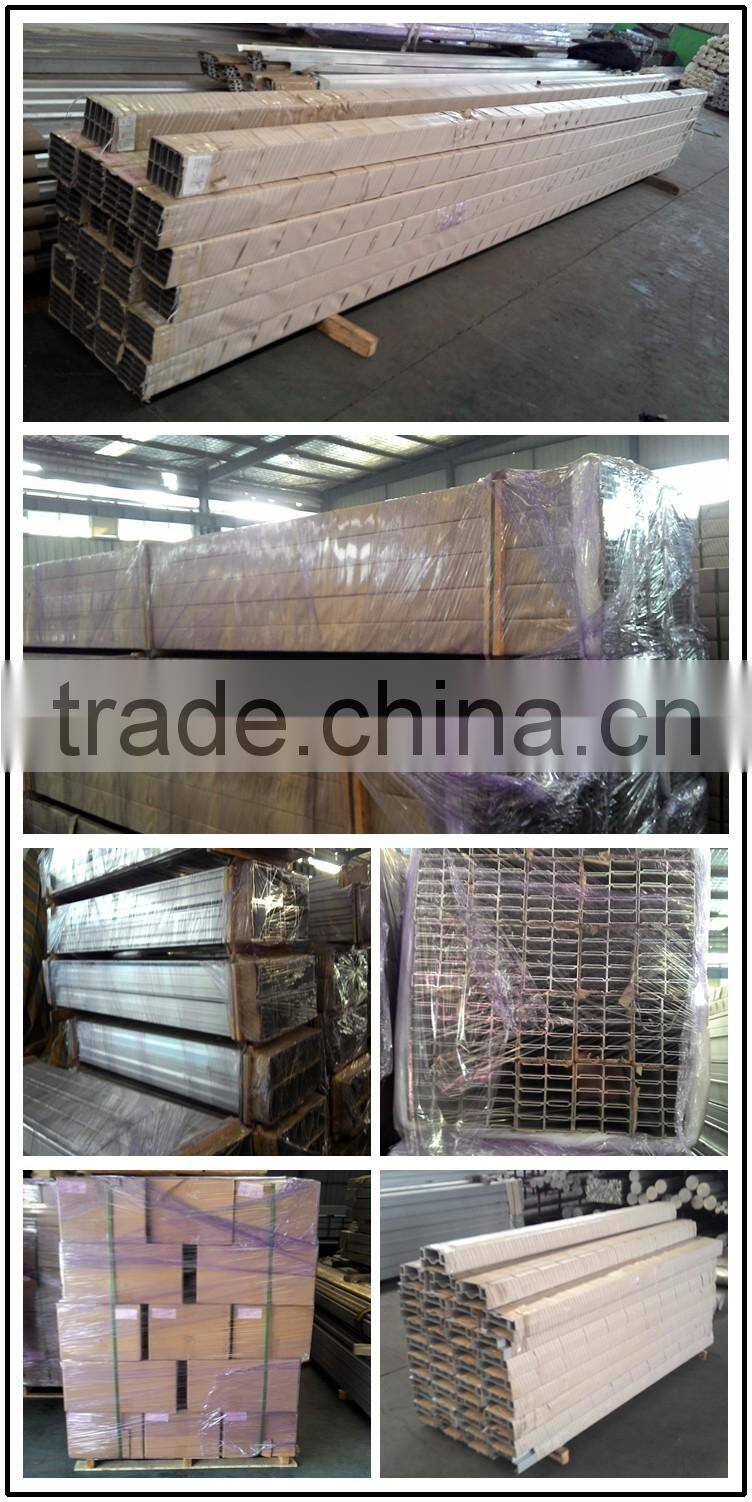 Slotted Aluminum Extrusion for Office Furniture