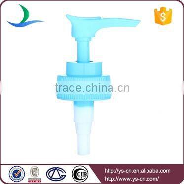 China wholesale custom 28/400 blue plastic lotion pump