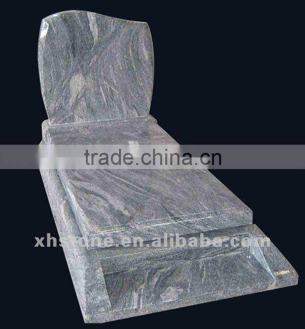 2014 New Style Natural Stone Funerary Grave Markers Gravestone Flower (24 years factory)