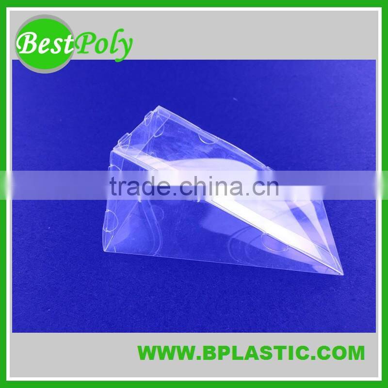 Customize triangle plastic folding box