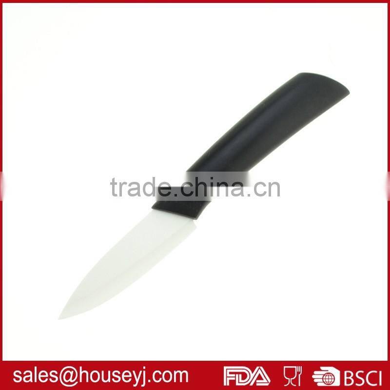 3pcs ceramic knife+ceramic peeler with PP handle EVA box packing 4pcs kitchen knife set