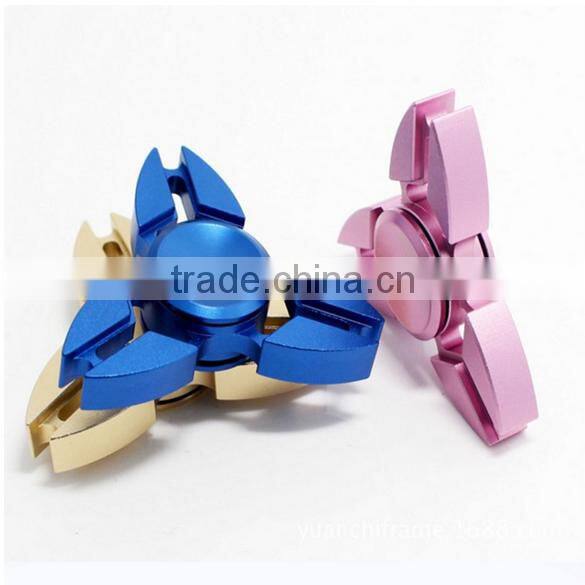 2017 new design spinner fidget and hot Sale hand spinner Anti Stress Tri Hand Fidget Spinner