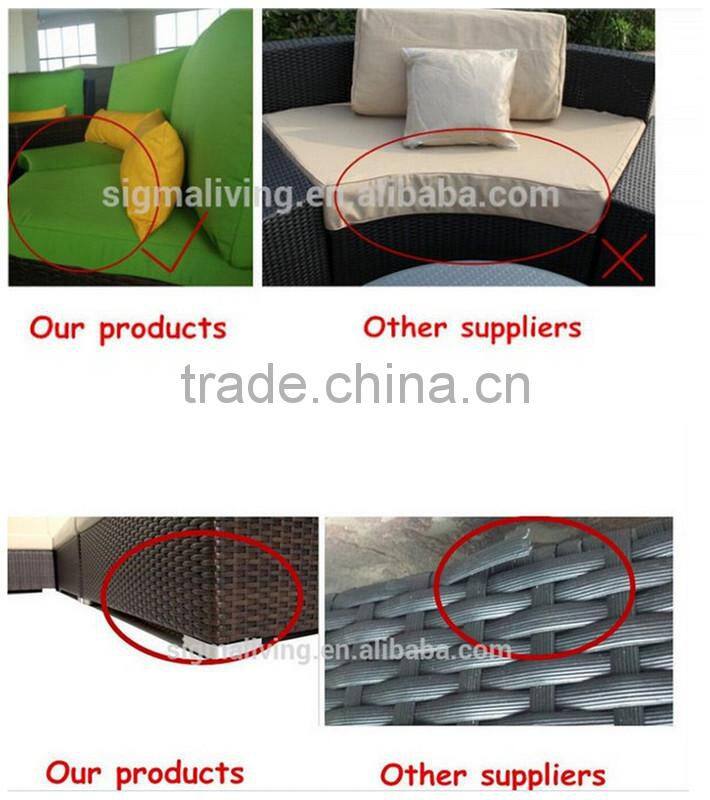 2017 Trade Assurance Promotion Outdoor poly Rattan Woven wicker Handmade Bar stool Table Set Furniture