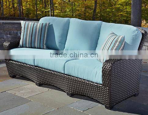 2017 sigma woven outdoor furniture wicker recliner sofa 3 seater sofa bed
