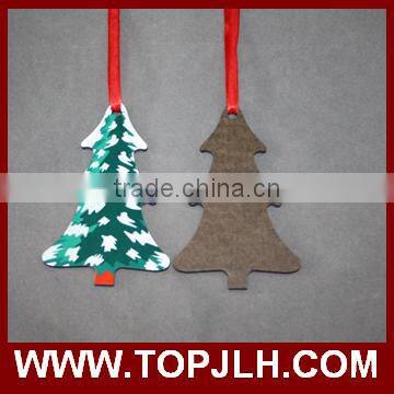 2017 Hot Sell Christmas tree mdf hanging oranments