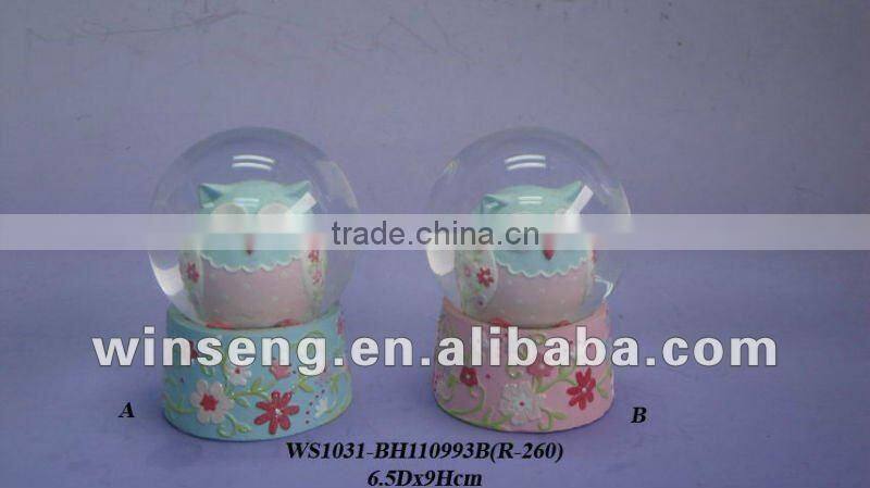 Good Quality Polyresin Owl Family Decoration