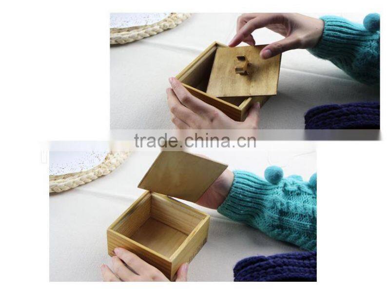 2016 Cheap Natural And ECO Empty Wooden Tea Box