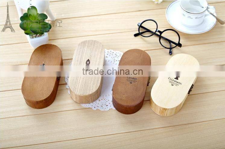 2015 chaep wooden popular eyeglass cases