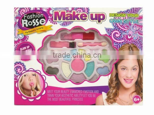 2014 fashional kids plastic makeup toy set for girl cosmetic set toy and EN71