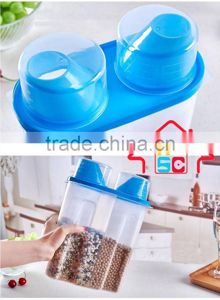 NBRSC Plastic Dry Dried Food Cereal Grain Dispenser Rice Storage Container Box