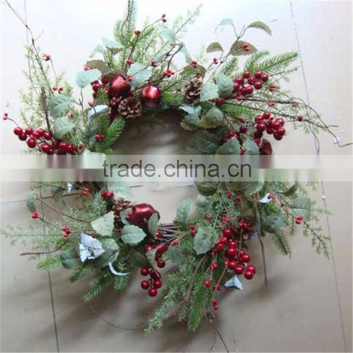 bulk buy christmas decorations artificial holly wreath for christmas market