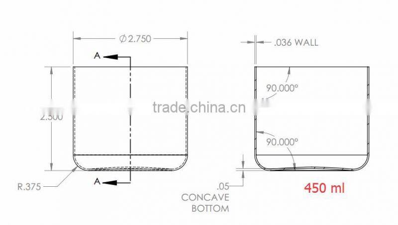 ISO Certificate Custom Deep Drawn Metal Cans