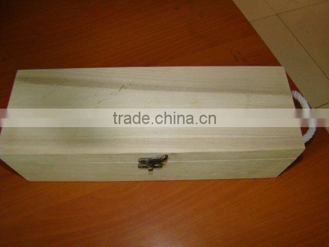 handmade wood wine box