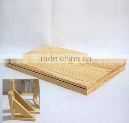 High quality pine wood wall shelf