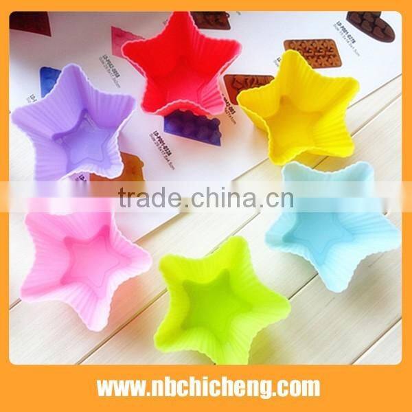 6 pcs Silicone Bakeware Muffin Pan/Silicone Cupcake Baking Pans