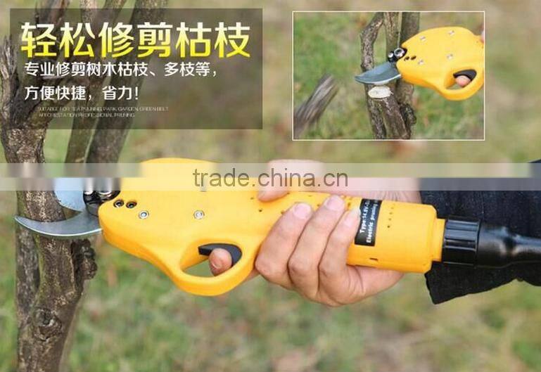 Wholesale portable battery pruning shears with high carbon steel blade